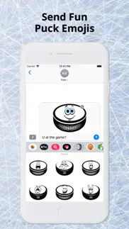 ice hockey puck emojis iphone screenshot 1