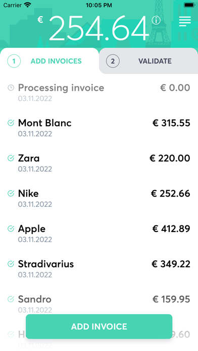 Airvat Tax Refund Screenshot