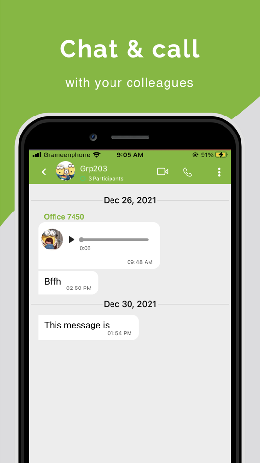 #4. OrbiTalk- ROL Calling & IM APP (iOS) Podle: Kamal Hossain