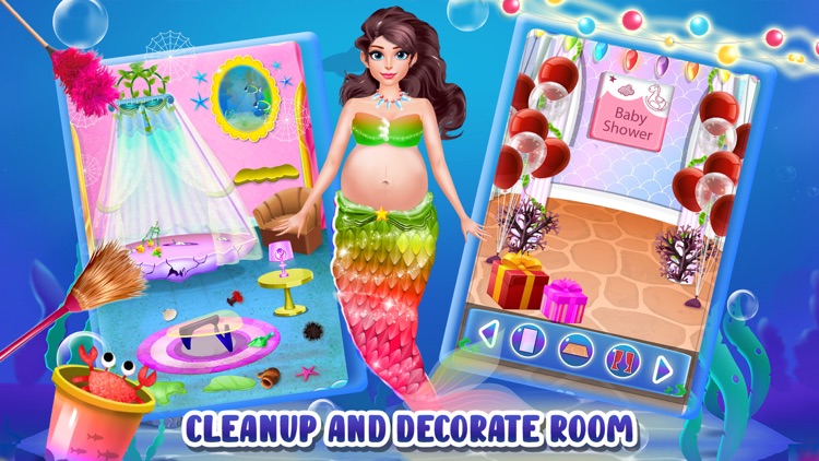 Mermaid Mom & Baby Care Games screenshot-7