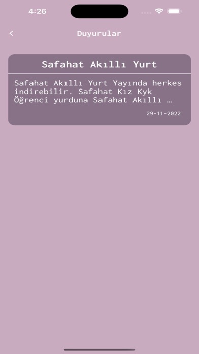 Safahat Akıllı Yurt Screenshot