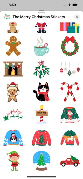 Game screenshot The Merry Christmas Stickers apk