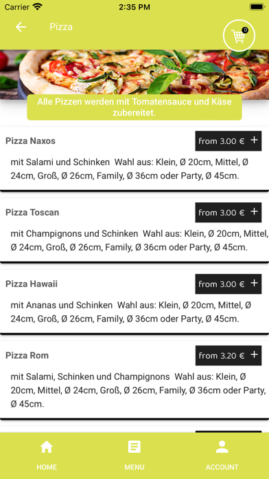 Pizza One Herne Screenshot
