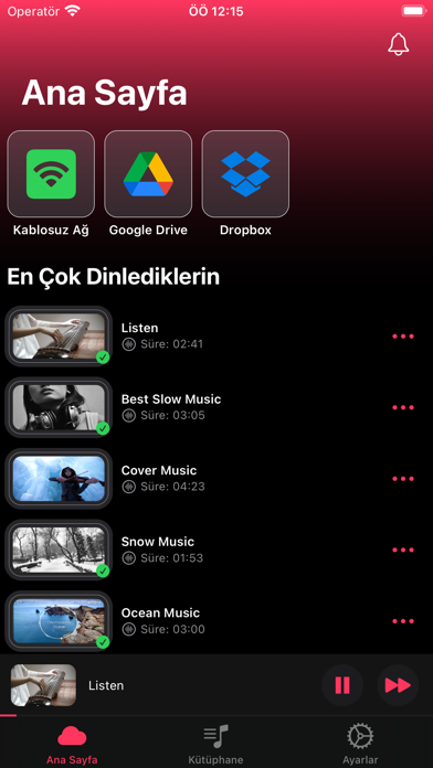Screenshot #2 pour Cloud Music Drive