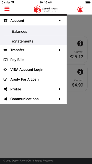 Desert Rivers CU Mobile Screenshot