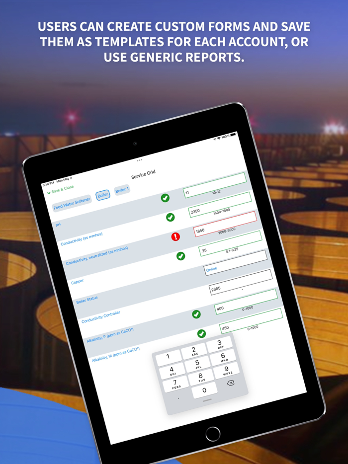 MTR Water Treatment Reporting