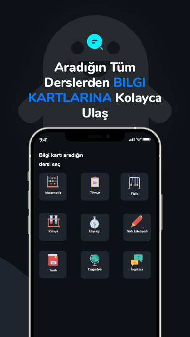 Finzy - YKS Bilgi Kartları Screenshot