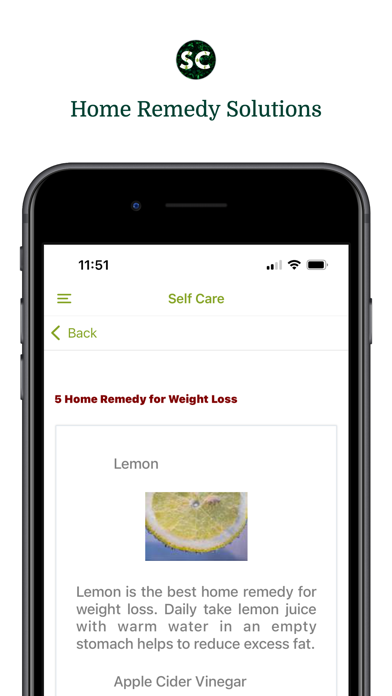 Self Care-Health Screenshot