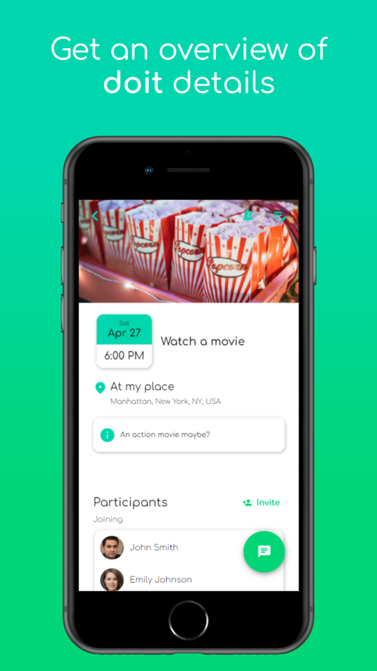 #2. doit - The easy event planner (iOS) By: Torkil Svinoe