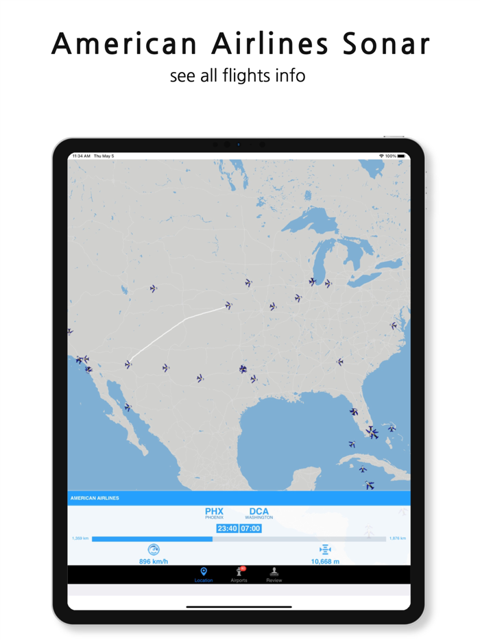 American Airlines Sonar