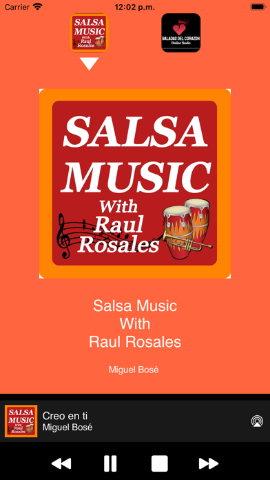 Salsa Music Raul Rosales Screenshot
