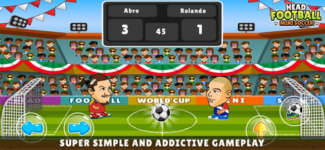 🕹️ Play Football Heads Game: Whimsical 1 vs 1 Soccer Video Game