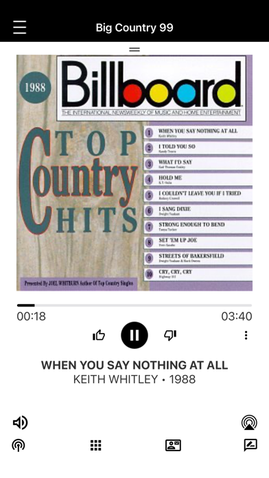 WBYG Radio Screenshot