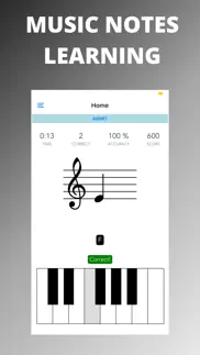 music notes learning app iphone screenshot 1