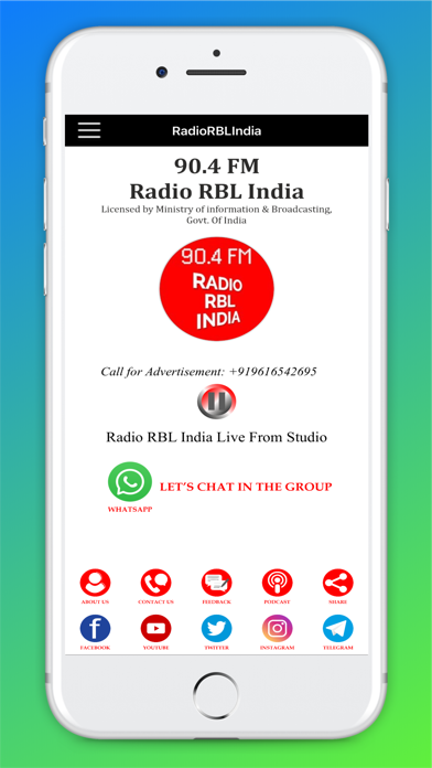 Radio RBL India 90.4 FM Screenshot