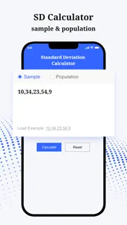 standard deviation -calculator iphone screenshot 2