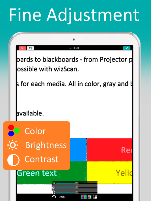 wizScan PDF document scanner iPad screenshot 9 - Productivity app