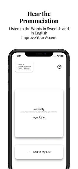 Game screenshot Swedish-English Vocabulary apk