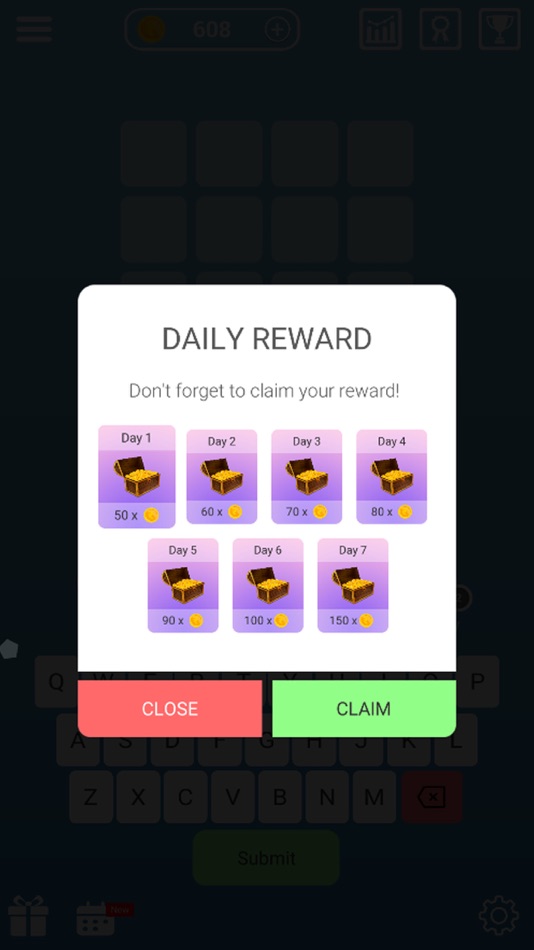 #7. Word Guess Legend-Word Puzzle (iOS) By: Athmin Game Studio