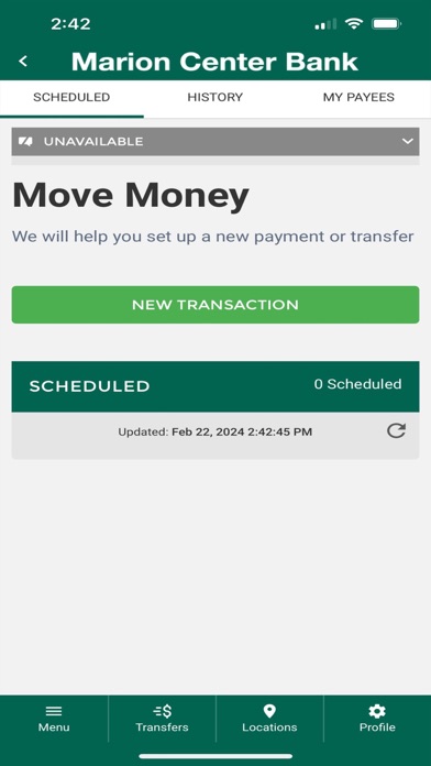 Marion Center Bank Mobile Screenshot
