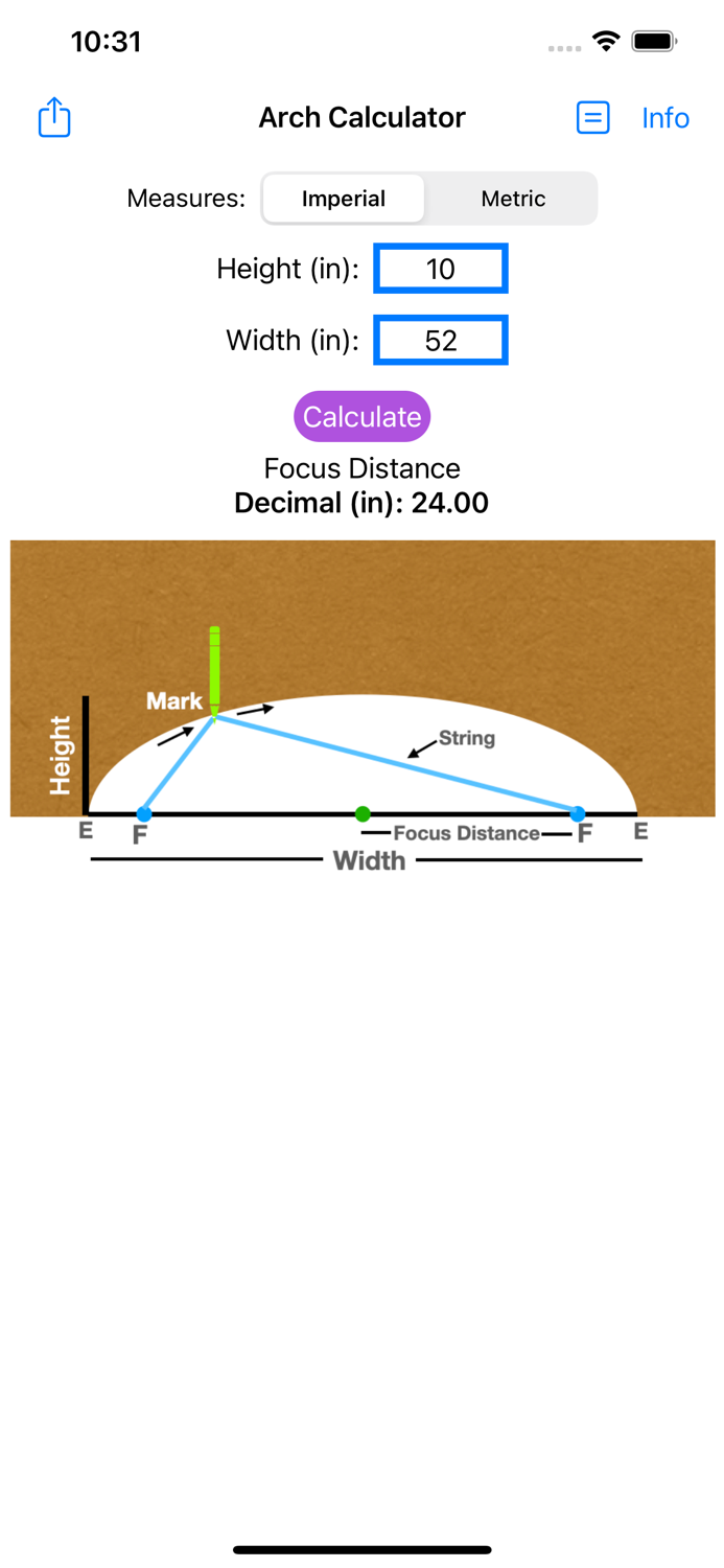 Arch Layout Calculator