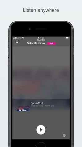 Game screenshot Wildcats Radio 1290AM apk
