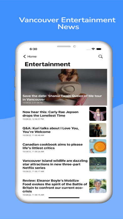 Vancouver Local News & Sports Screenshot