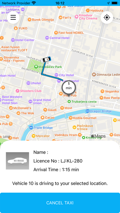 City Taxi Ljubljana Screenshot