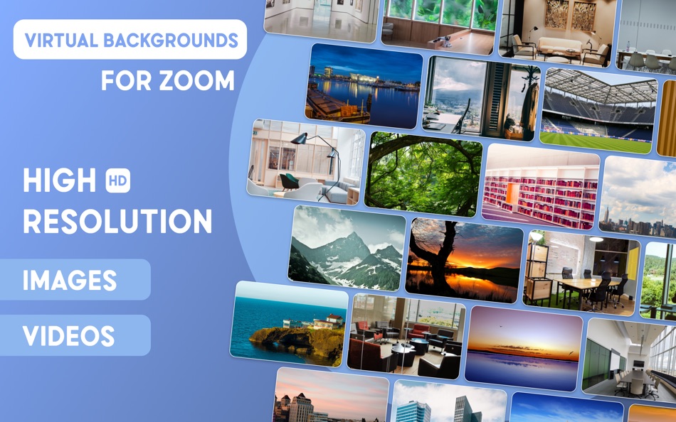 #1. Backgrounds for Zoom' (macOS) Podle: Code Gradients