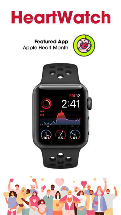 Screenshot #1 for HeartWatch: Heart Rate Tracker
