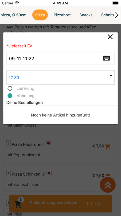 Metino Pizza Mosel Screenshot