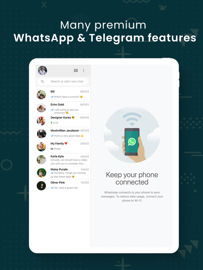 Messenger for Web App Plus