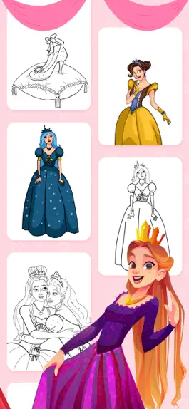 Game screenshot Fairy Princess Coloring Book hack