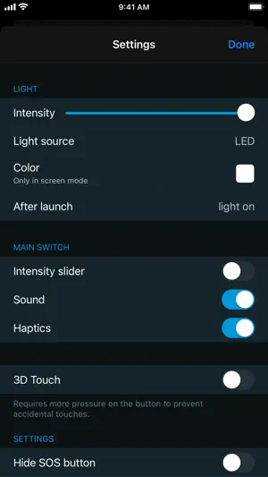 Flashlight × screenshot 2