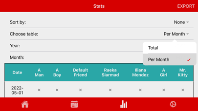 Attendance Log Tracker Screenshot