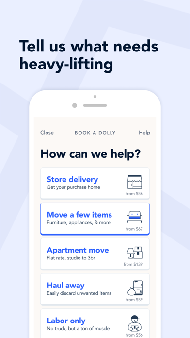 Dolly: Moving & Delivery Help Screenshot