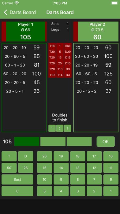 Darts Board Screenshot