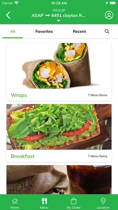 Fresh Healthy Cafe MO Screenshot