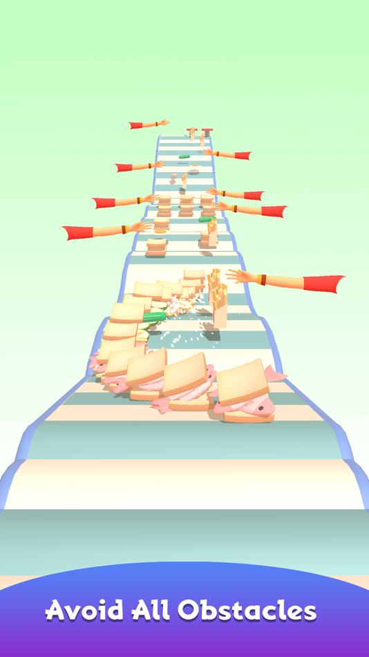 #7. Burger Stack Runner 3D (iOS) 由: ABI GLOBAL LTD.