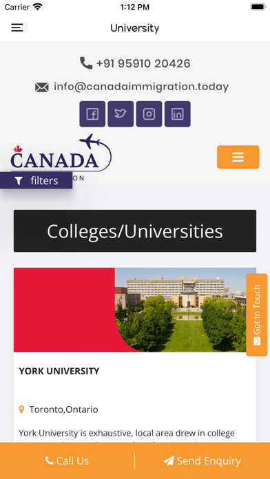 Canada Immigration Screenshot