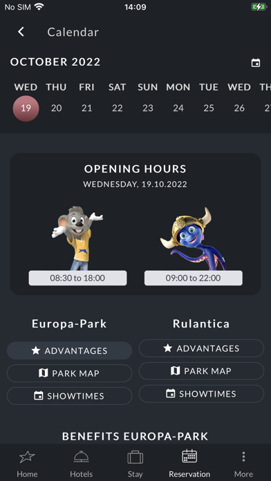 Europa-Park Hotels Screenshot