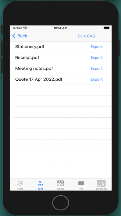 Accounts: photo, save & quotes Screenshot