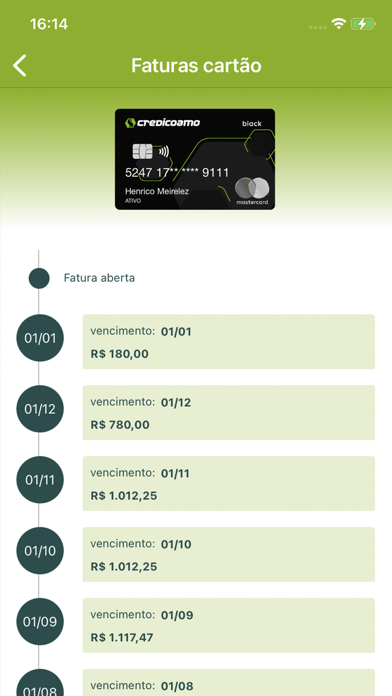 Credicoamo Cartões Screenshot
