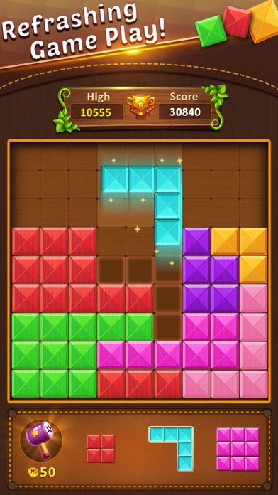 Block Puzzle - Junglewood Screenshot