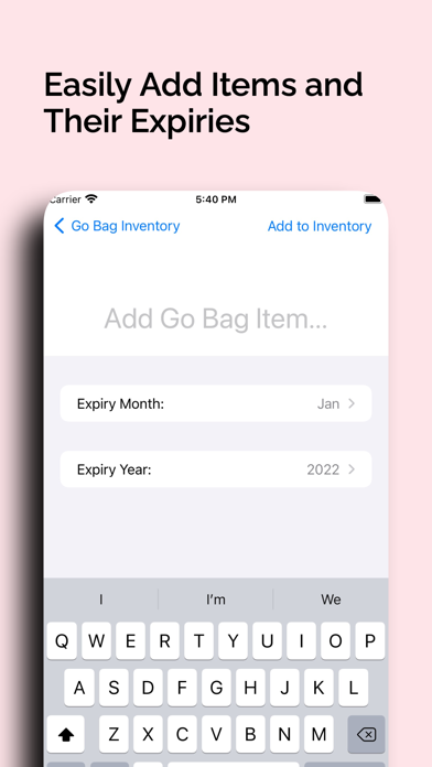 Bug Out Bag App - For Preppers Screenshot