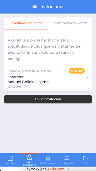 Expositores Screenshot