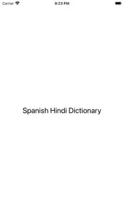 spanish hindi dictionary iphone screenshot 1