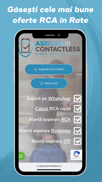 Asigurari Contactless Mobile Screenshot