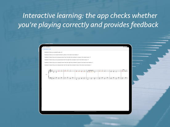 Screenshot #6 pour PianoTutor: jouer et apprendre