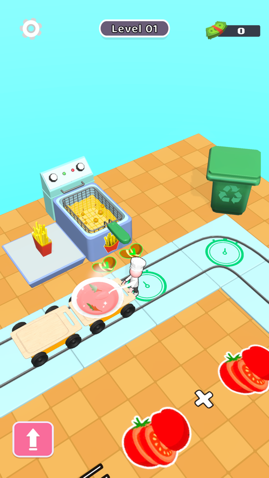 #3. Tiny Chef 3D (iOS) Podle: 彬 李